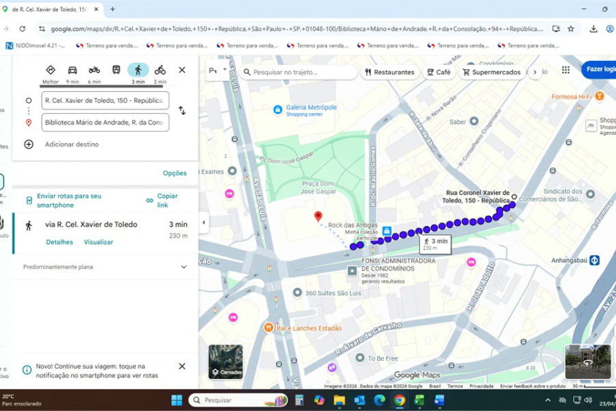 Sala Comercial para Venda ou Locação no Centro de São Paulo