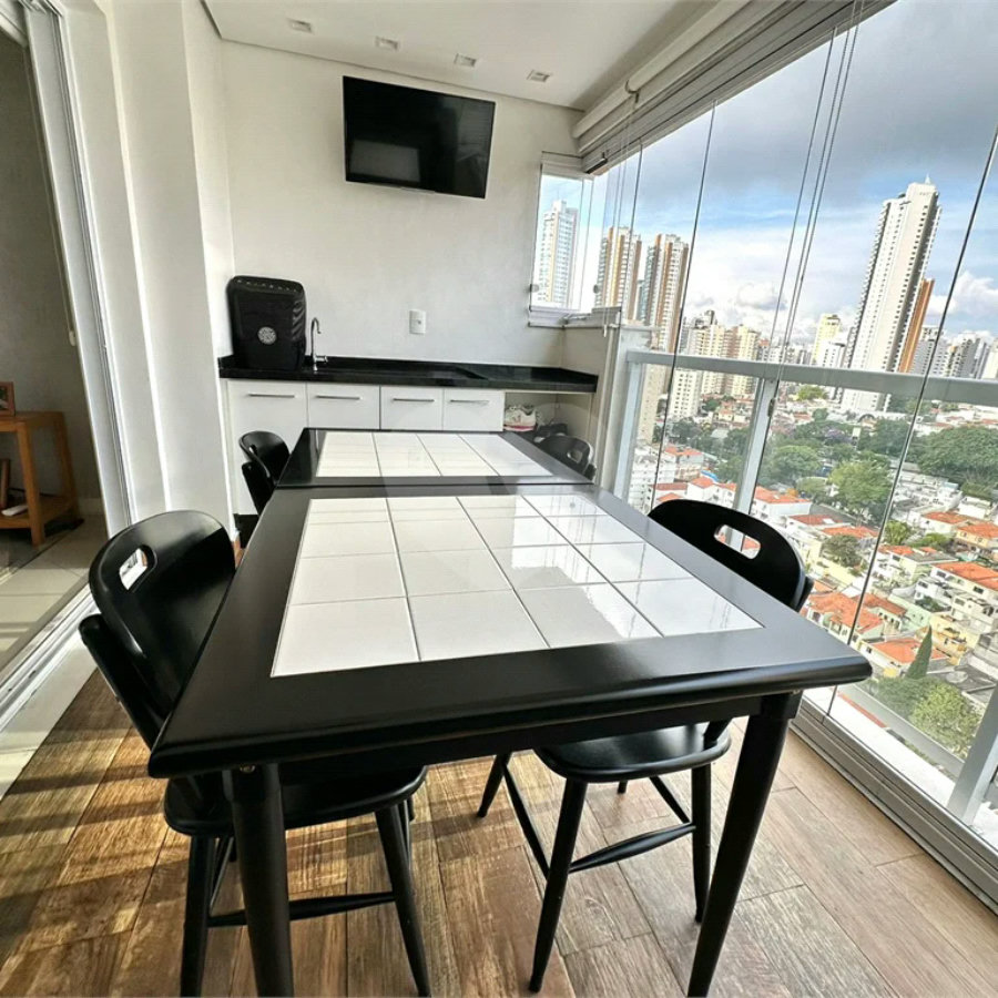 VENDA E LOCAÇÂO APARTAMENTO 54 M2 MOBILIADO NO ANÁLIA FRANCO - ANDAR ALTO
