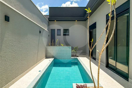 Casa Térrea Evidências - Indaiatuba/SP - R$ 1.950.000,00 - Área Total 307,33 m² - Área Construída 201,90 m² - TÉRREA - 03 suítes sendo a master com closet; Escritório; Lavabo; Cozinha com cooktop, forno, micro-ondas e coifa; Móveis planejados na hall de entrada, sala, escritório, cozinha, gourmet, s