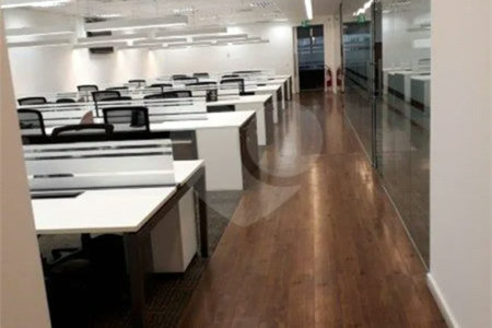 Laje corporativa, layout inteligente e versátil, pronto para uso, locação Brooklin