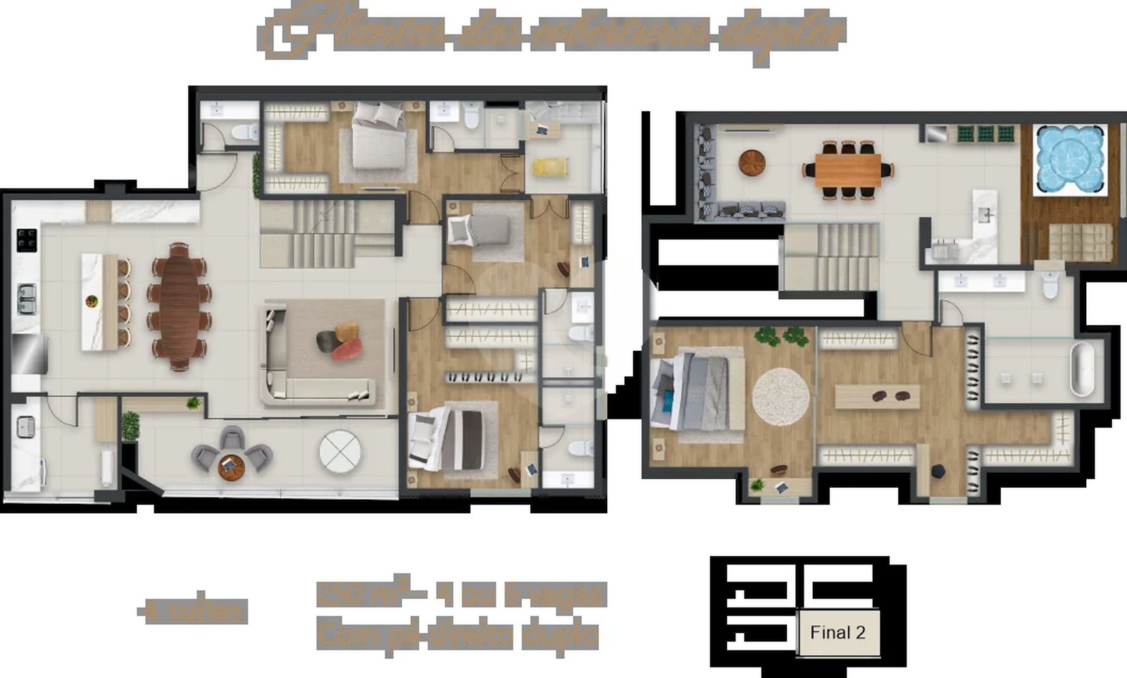 Apartamento 250m²