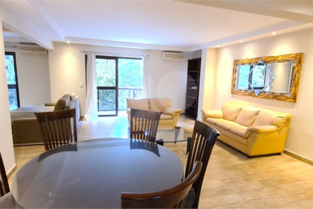 Apartamento para venda e locação de 130m² no Jardim Paulista com 2 suítes e 2 vagas.