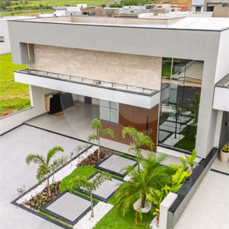 Casa Térrea – Condomínio Maria Cândida - 300 m² de terreno - 212 m² de área construída - 4 vagas de garagem, sendo 2 cobertas - Sala de jantar e estar integradas, com pé-direito duplo e cortina - 3 suítes com ar-condicionado, sendo 1 master com closet – planejado – Roupeiro – Escritório - Cozinha