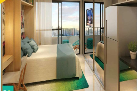 Apartamento tipo studio, NOVO, no coração de São Paulo