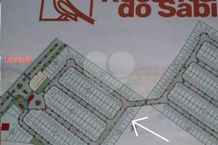 Terreno para venda no Condomínio fechado Recanto do Sabiá