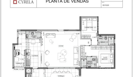 Apartamento à venda com 2 suítes em Santo Amaro, São Paulo, SP