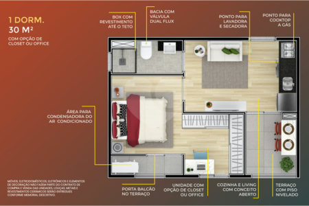 Studio à venda – 1 Dormitório | Próximo ao Aeroporto de Congonhas