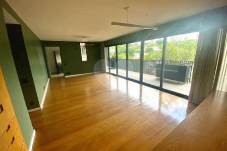 Imóvel 168m² Idea Zarvos com 3 suites, varanda na frente e na suíte, piscina, academia e 3 vagas Vila Madalena.