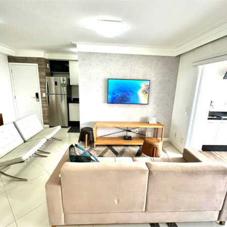 VENDA E LOCAÇÂO APARTAMENTO 54 M2 MOBILIADO NO ANÁLIA FRANCO - ANDAR ALTO