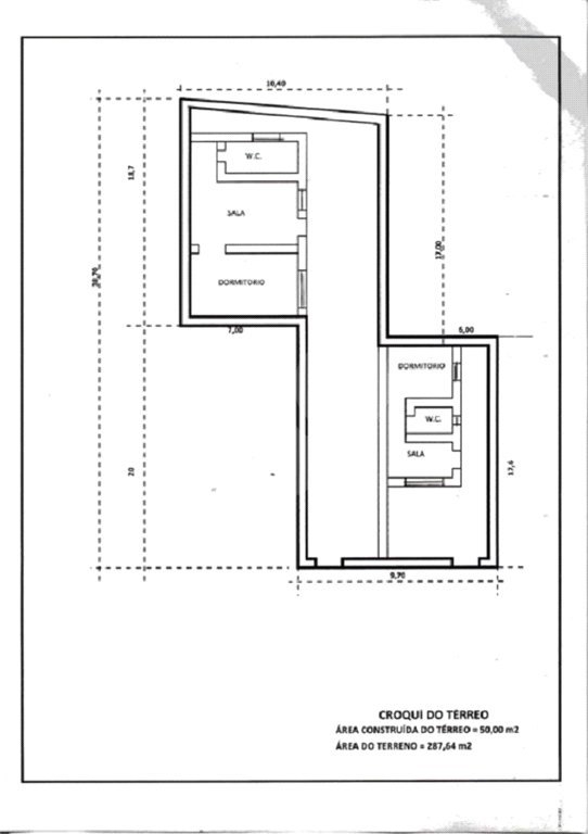 Oportunidade para Construtores e Investidores: Terreno com Construção Antiga em Excelente Localizaçã