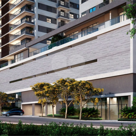 Desconto de 28% nesta unidade de 136,85 m2, 3 suítes e 2 vagas.