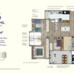 91m² - 3 dorm - 2 vagas