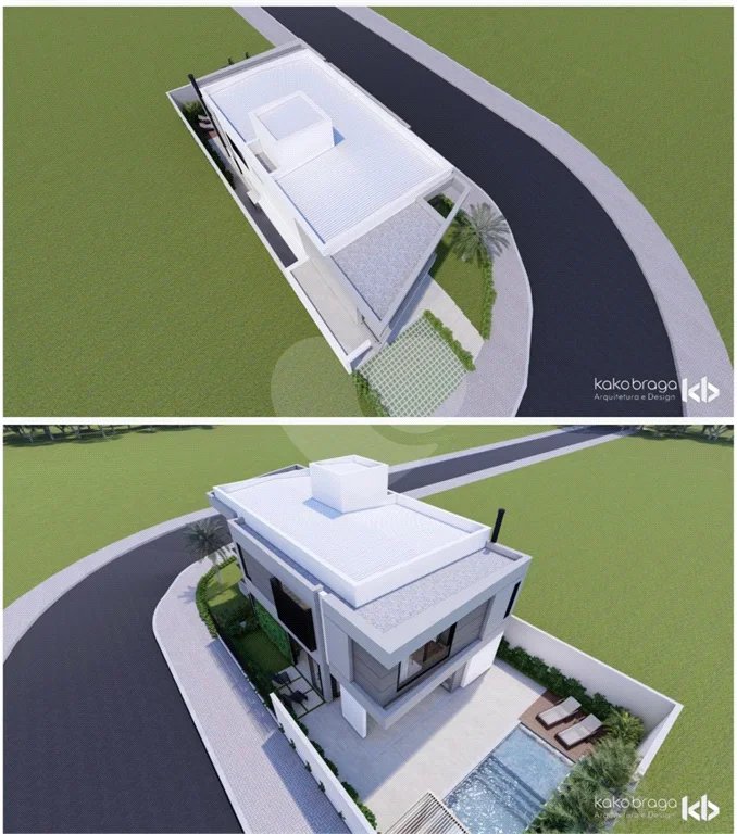 Casa em construção com 3 suítes no Condomínio Damha 2, na cidade de Piracicaba - SP.