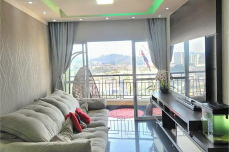 Apartamento de 82m² cm 3 quartos e 2 vagas, à venda no Condomínio Alpes da Serra, no Picanço, Guarulhos.