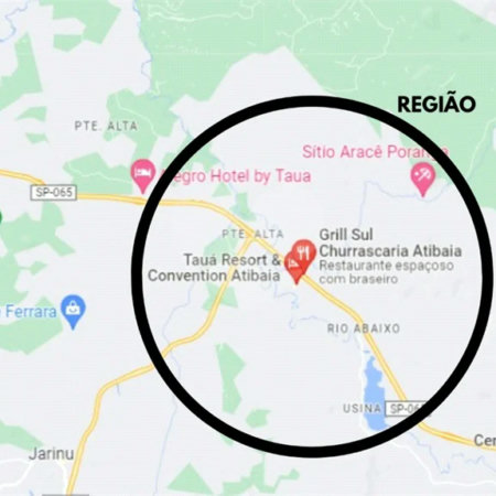 Terreno à venda em Atibaia/SP, 47.500 m2