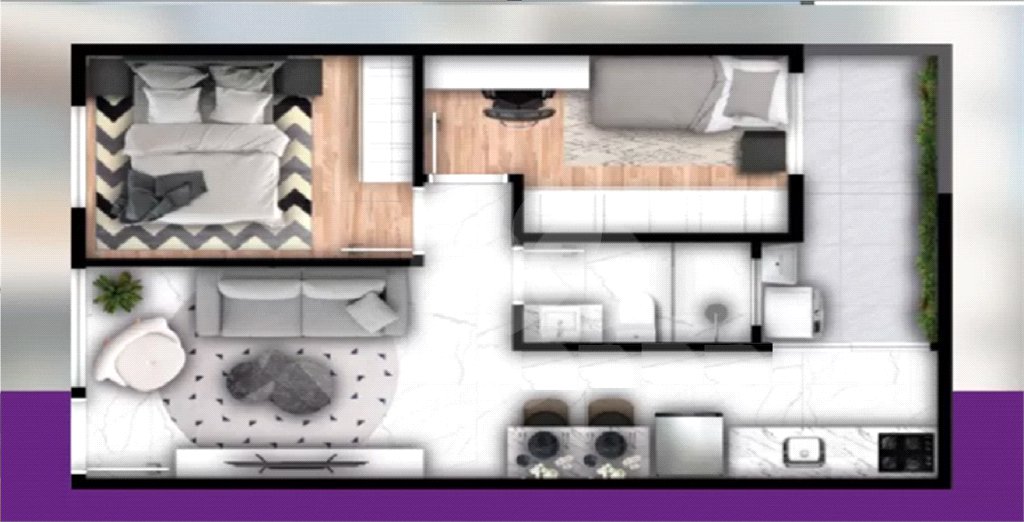 Apartamento á Venda com 47m² - Jabaquara