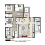 Apartamento à Venda em Perdizes: Upper East Perdizes, 142m², 4 Suítes e Lazer de Luxo na Rua Minerva