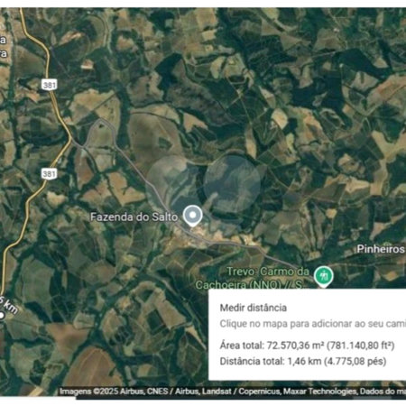 TERRENO À VENDA – 7,26 HECTARES NA RODOVIA FERNÃO DIAS (MG)