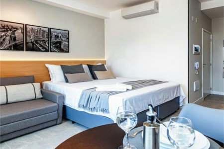 STUDIO DE 29M2 NO BROOKLIN PARA VENDA