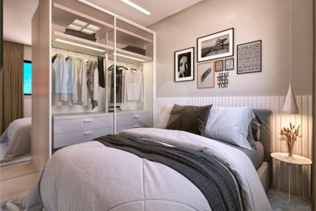 Apartamento com 28 m² na Aclimação
