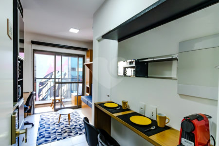 Studio à venda com 22m², 1 quarto, região da República, no Condomínio Think Home República