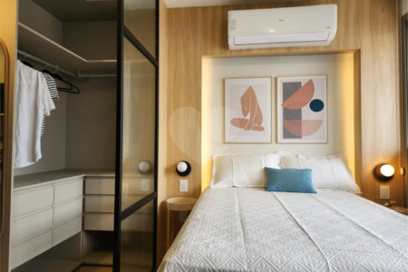 Studio 28M2 para locação em Moema Pássaros