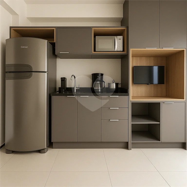 Apartamento com 18 m², 1 quarto, à venda na Bela Vista