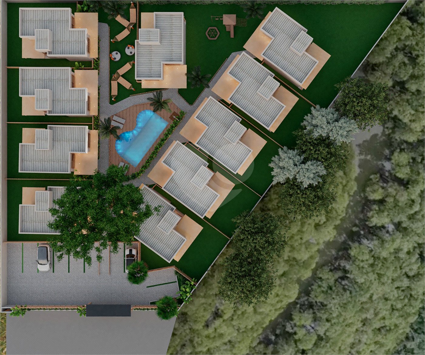 Casa à venda com 1 quarto, sendo 2 suítes, no condomínio Residencial Portal Canoê, Porto Seguro - BA