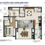 Apartamento à venda com 2 quartos, sendo 1 suíte, em Jardim Independência, São Paulo, SP