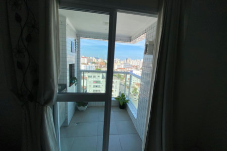 Apartamento à Venda no Embaré – Santos | 74 m² | 2 Dormitórios (1 Suíte) | Varanda Gourmet | Lazer Completo