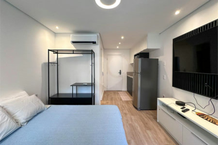 Apartamento à venda ou para alugar com 1 suíte em Campo Belo, São Paulo, SP