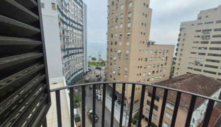 Apartamento com 1 dormitório à venda, 33 m² por R$ 480.000,00 - Ponta da Praia - Santos/SP