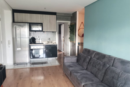 Flat à venda com 2 quartos, sendo 1 suíte,  no Centro, São Bernardo do Campo, SP