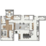 Apartamento à venda com 3 suítes em Jardim das Acácias, São Paulo, SP