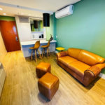 Flat com 1 dormitório para alugar, 43 m² por R$ 7.500,00/mês - Boqueirão - Santos/SP