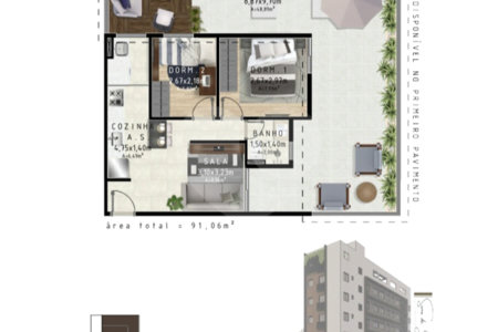 Apartamento à venda com 1 quarto em Quarta Parada, São Paulo, SP