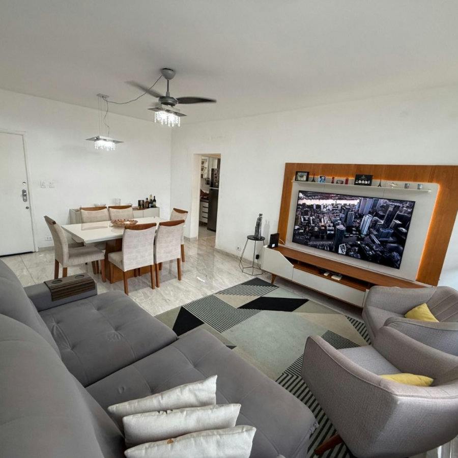 Apartamento à venda, 109 m² por R$ 775.000,00 - José Menino - Santos/SP