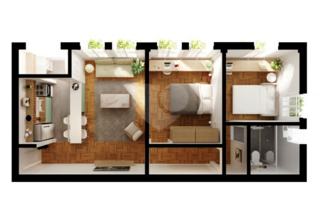 Apartamento à venda com 2 quartos no Centro, Rio de Janeiro, RJ