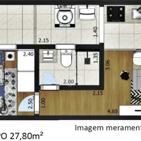 Apartamento à venda com 1 quarto em Santana, São Paulo, SP