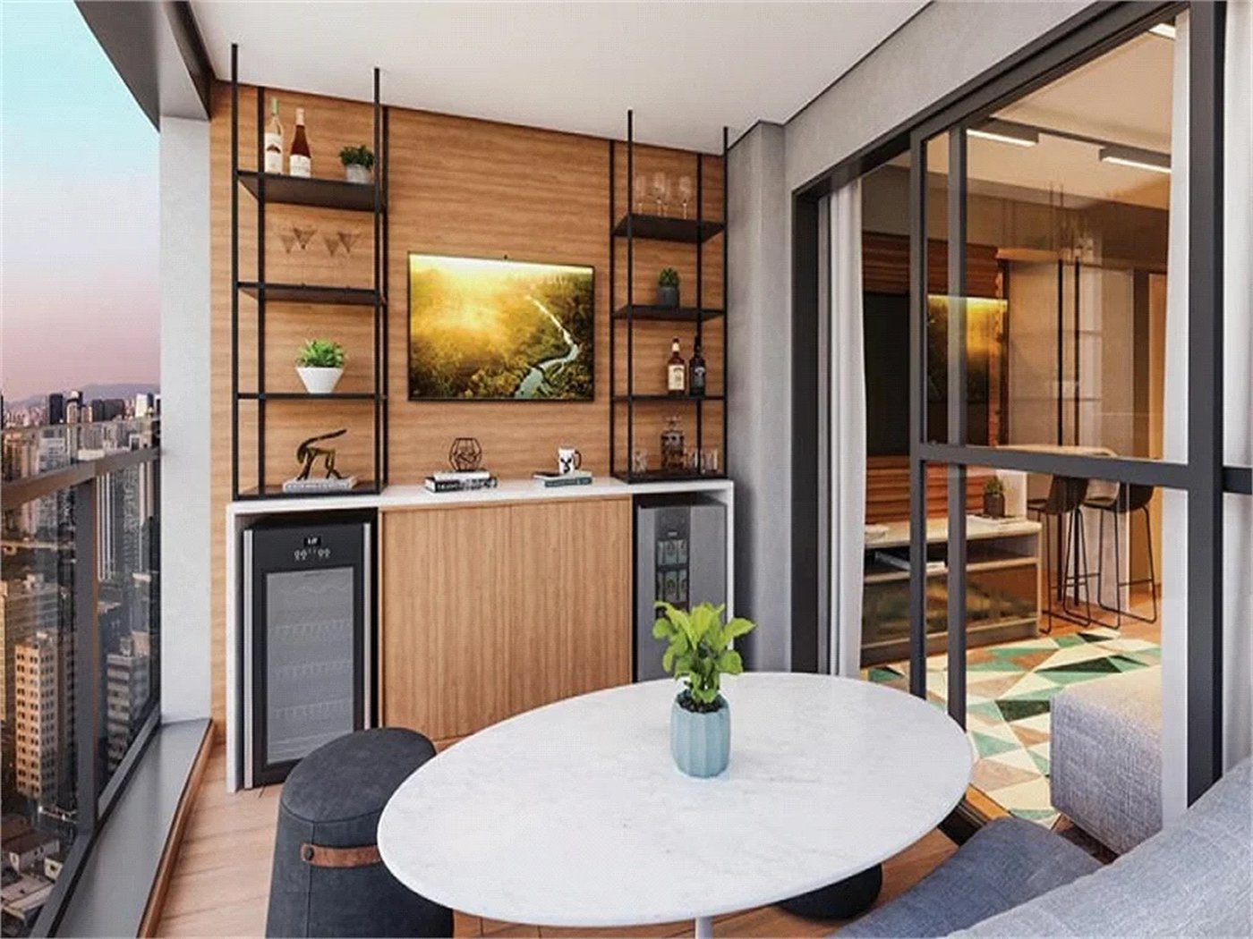 Apartamento à venda com 1 suíte em Santo Amaro, São Paulo, SP