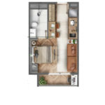 Apartamento à venda com 1 quarto em Pinheiros, São Paulo, SP