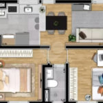 Apartamento à venda com 2 quartos em Jardim dos Ipês, Sumaré, SP