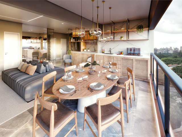 Apartamento à venda com 2 quartos, sendo 1 suíte,  em Santo Amaro, São Paulo, SP