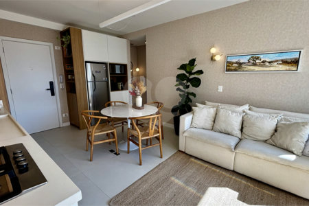 Apartamento novo na Vila Mariana com 38m², 1 vaga e próximo ao metrô.