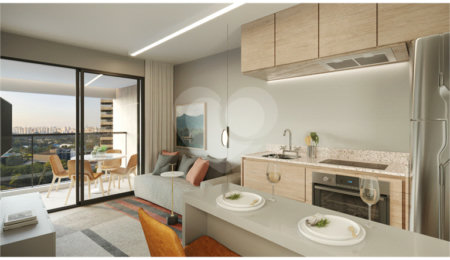 Apartamento à venda com 1 quarto em Indianópolis, São Paulo, SP