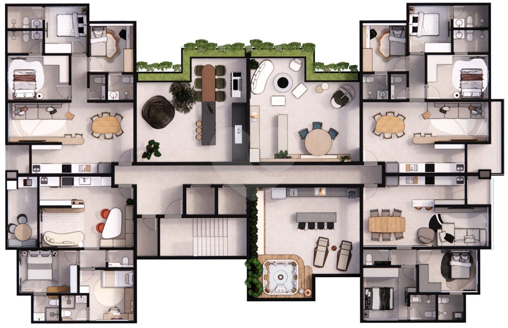 Apartamento à venda com 1 suíte em Itapetinga, Atibaia, SP