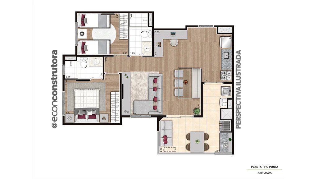 Apartamento à venda com 2 quartos, sendo 1 suíte,  em Jaguaré, São Paulo, SP