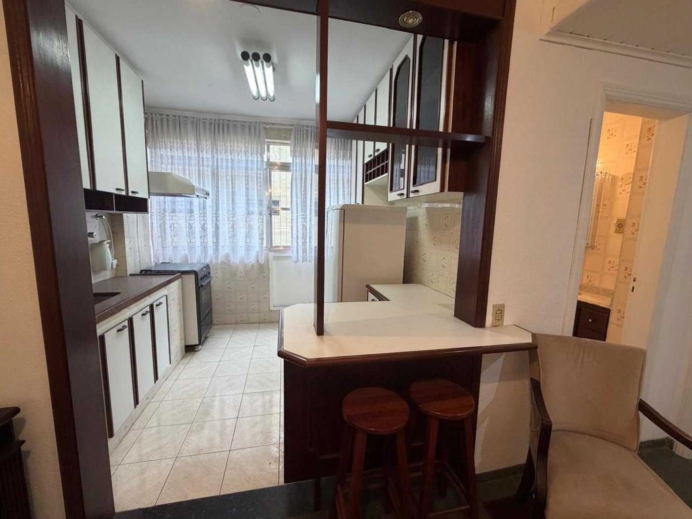 Apartamento com 1 dormitório, 50 m² - Gonzaga - Santos/SP