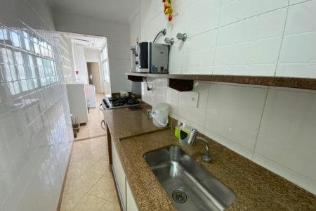 Apartamento com 2 dormitórios para alugar, 163 m² por R$ 6.400,00/mês - José Menino - Santos/SP