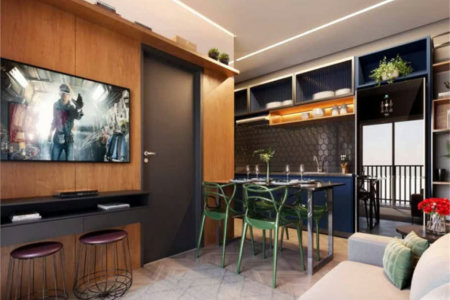 Apartamento de 34m² no Campos Elíseos